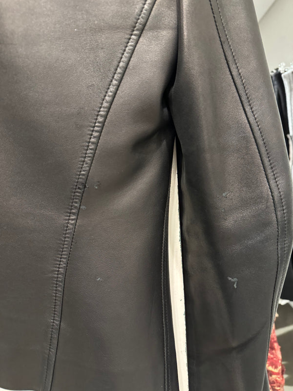 S/S2003 Dolce & Gabbana multi zipper leather jacket
