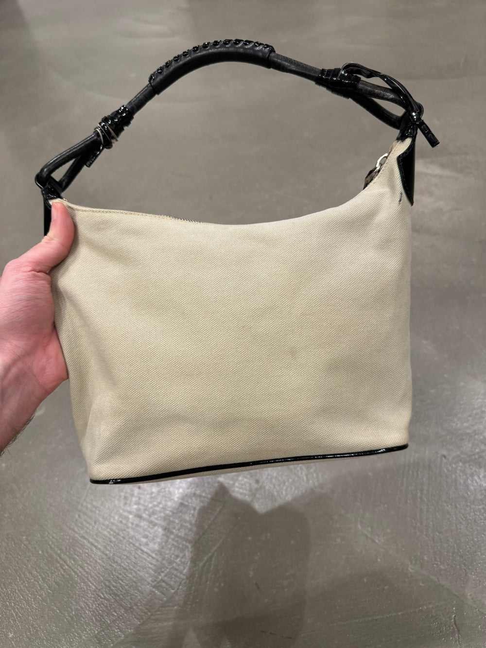 2000s Prada canvas bag
