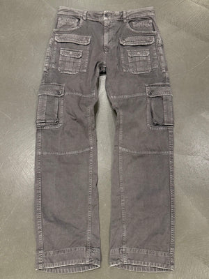 2000s Dolce & Gabbana multi pocket washed cargo pants