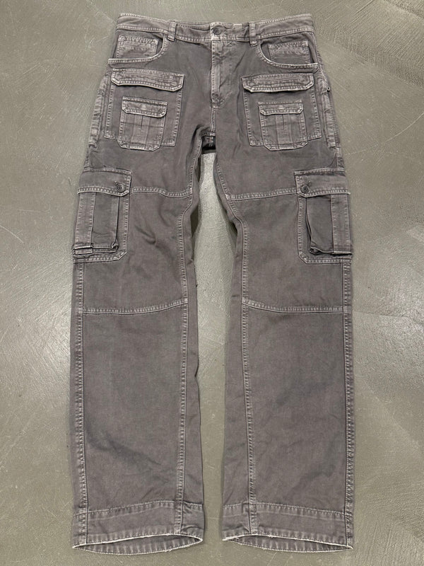 2000s Dolce & Gabbana multi pocket washed cargo pants