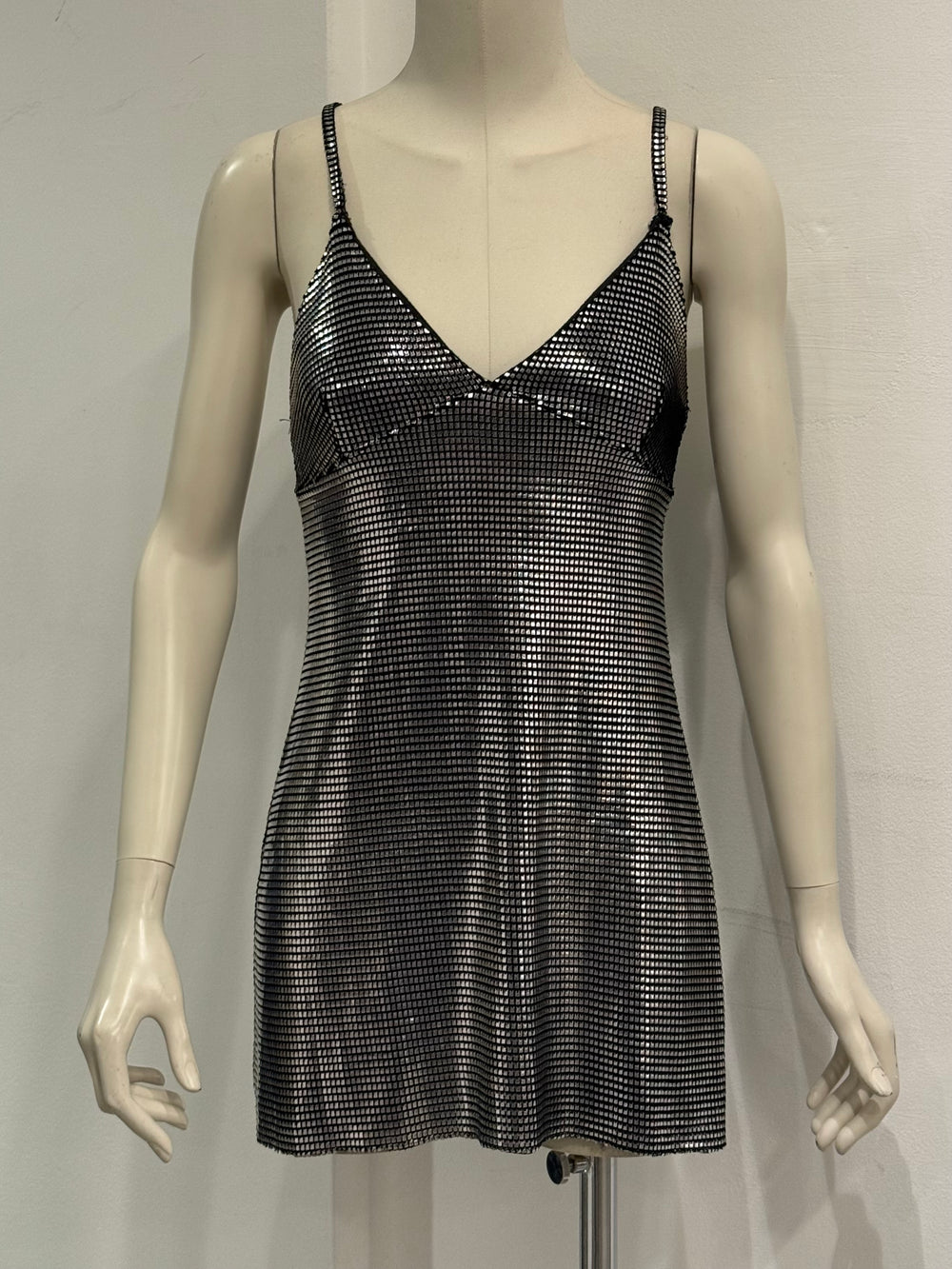 1990s Paco Rabanne iconic mini dress