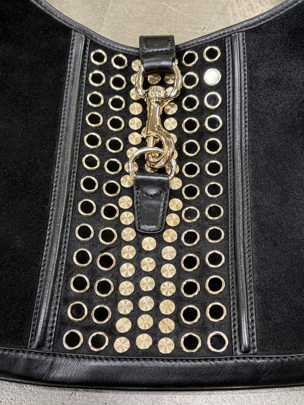 2002-2004 Gucci by Tom ford studded suede Jackie bag