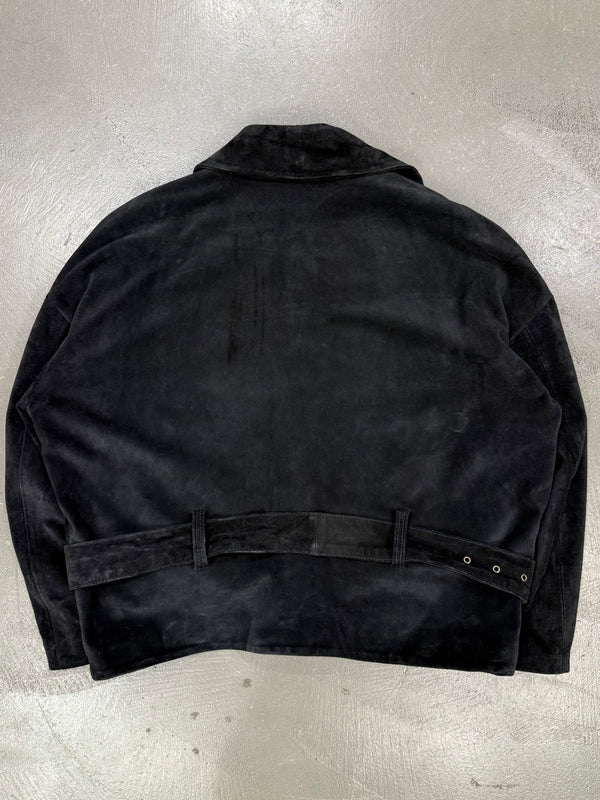 A/W1992 Dolce & Gabbana dragon tattoo runway leather jacket