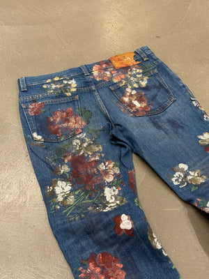 2016 Gucci by Alessandro Michele floral denim