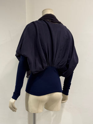 Early 1990s Dolce & Gabbana draped silk top