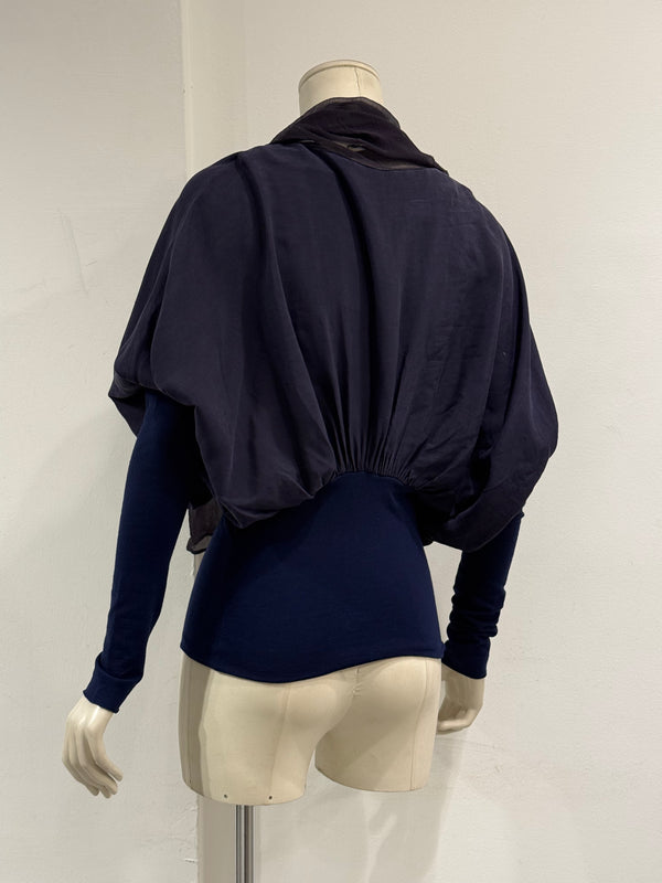 Early 1990s Dolce & Gabbana draped silk top