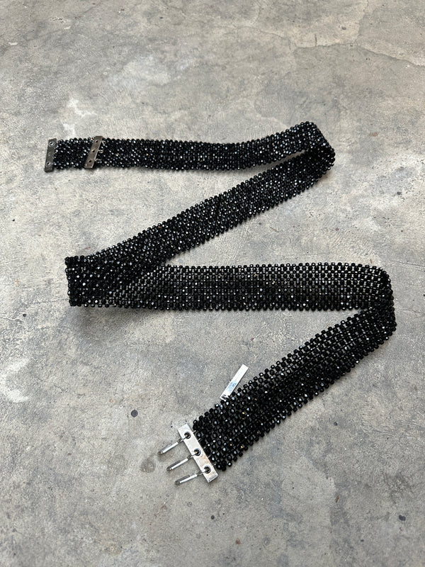 SS2004 Dior Homme by Hedi Slimane Strip Beaded Belt