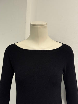 1990s Maison Margiela asymmetric hem fitted dress