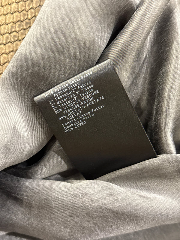 2008 Giorgio Armani python leather jacket