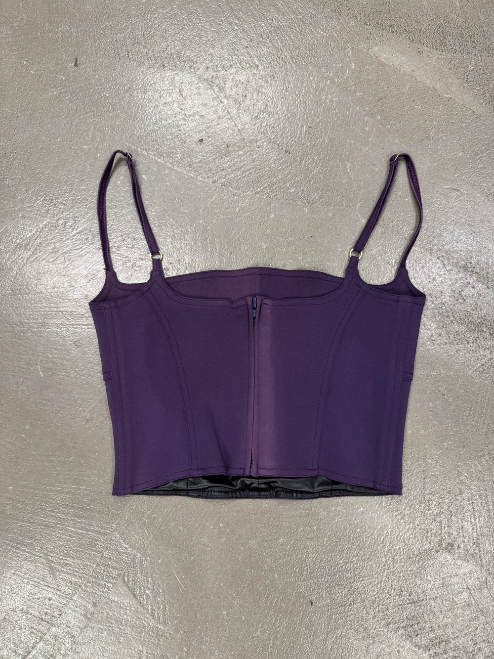 Plein Sud square neckline sleeveless corset