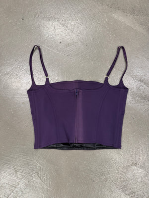 Plein Sud square neckline sleeveless corset