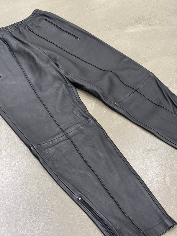 2016 Balenciaga leather sweatpants