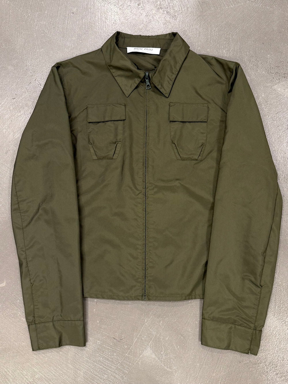 S/S1999 Miu Miu runway nylon technical jacket