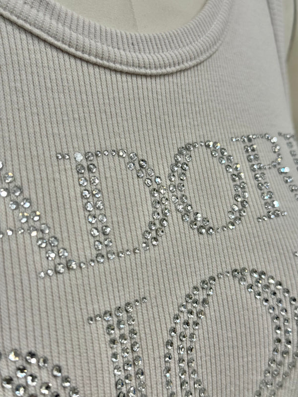 2000s Christian Dior by Galliano "J'Adore Dior" tank top