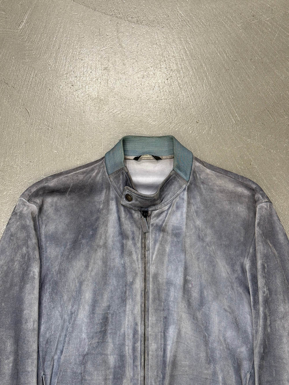 2001 Gucci by Tom Ford suede leather jacket