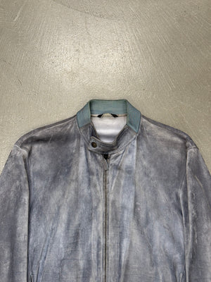 2001 Gucci by Tom Ford suede leather jacket