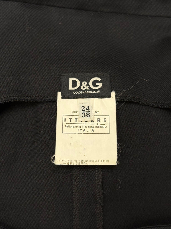 2000s Dolce & Gabbana cotton midi dress