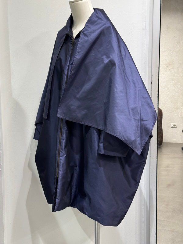 A/W 1991 Dolce & Gabbana iridescent oversized coat