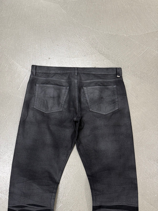 A/W2003 Dior by Hedi Slimane corduroy waxed jeans