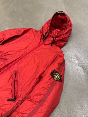 2007 Stone Island mesh badge down jacket