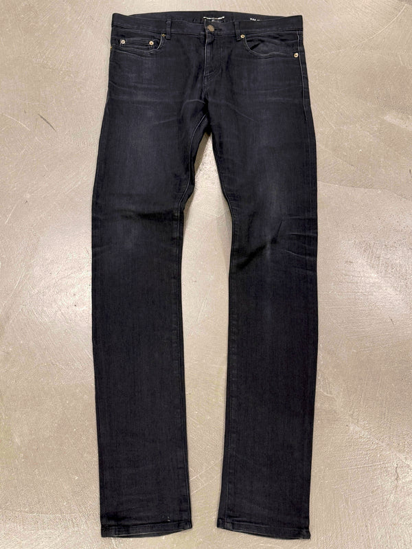Saint Laurent D02 black skinny jeans