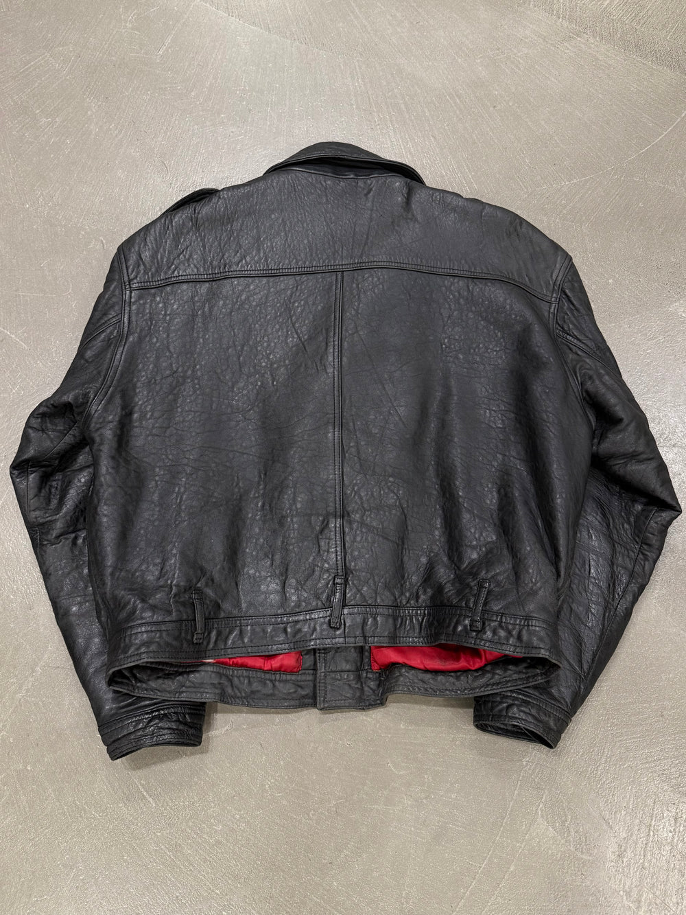 1990s Emporio Armani biker leather jacket