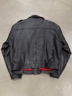 1990s Emporio Armani biker leather jacket