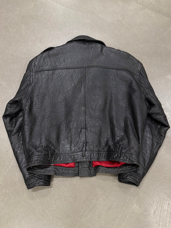 1990s Emporio Armani biker leather jacket