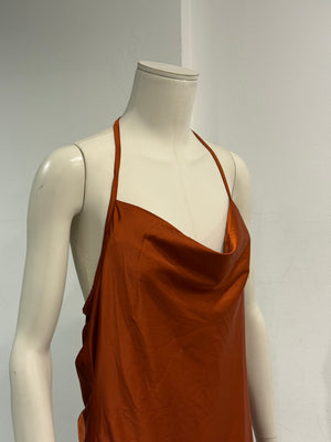 2004 Roberto Cavalli silk slip maxi dress
