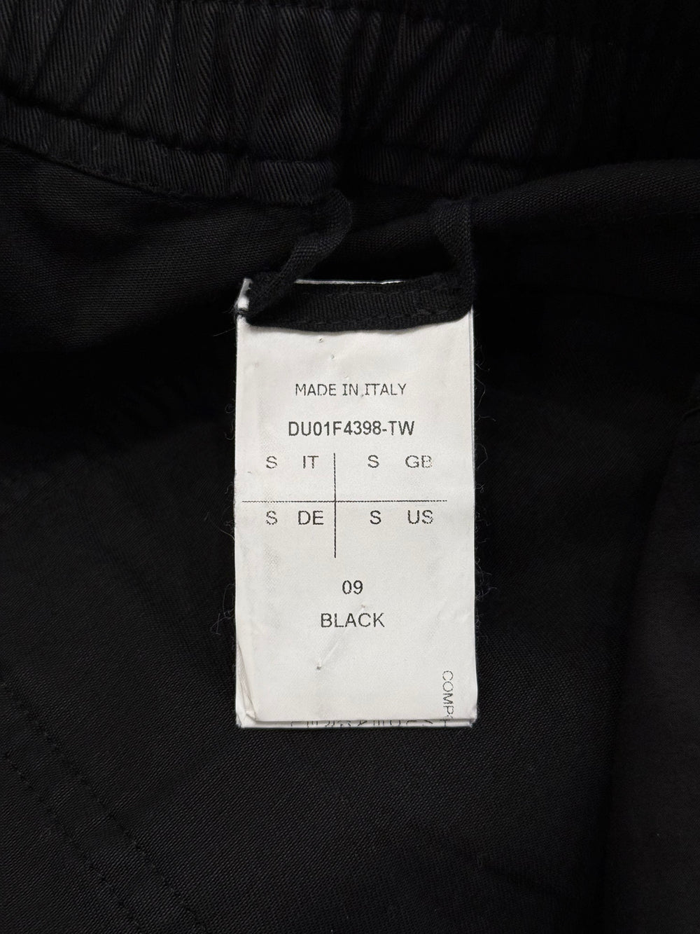 2021 Rick Owens DRKSHDW double cargo jumbo belas pants