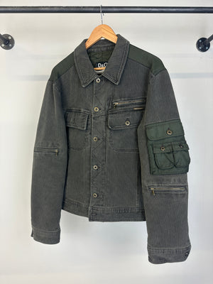 AW2003 Dolce & Gabbana hybrid hunting cargo jacket