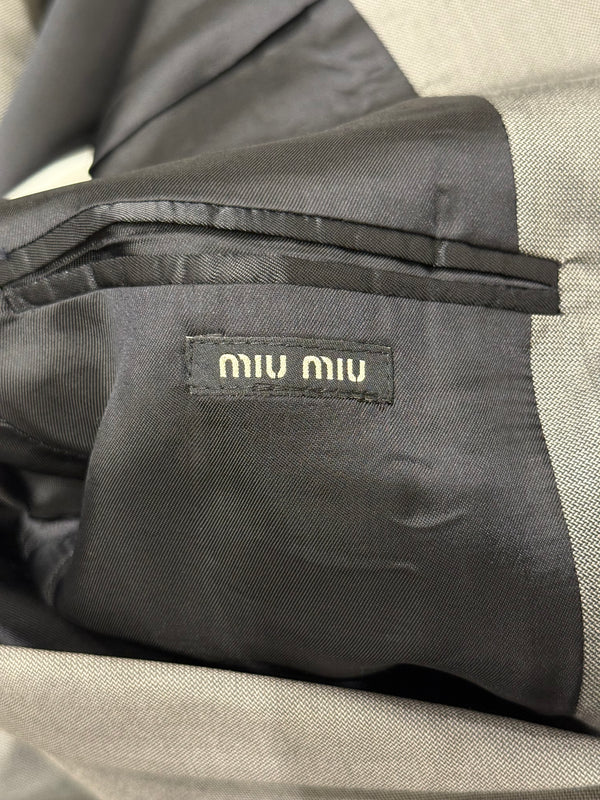 2000s Miu Miu tailored wool single breasted suit