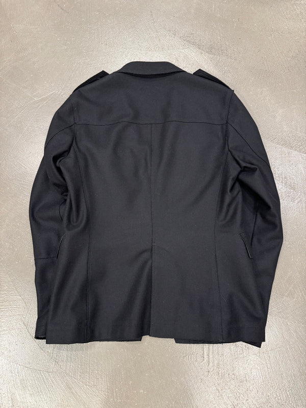 Dirk Bikkembergs metal clip military blazer