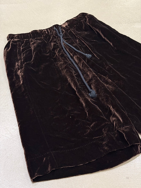 2010s Dries Van Noten velvet shorts