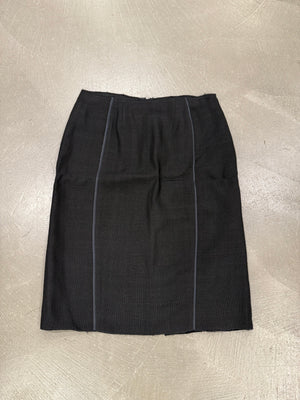 2000s Prada black cropped set