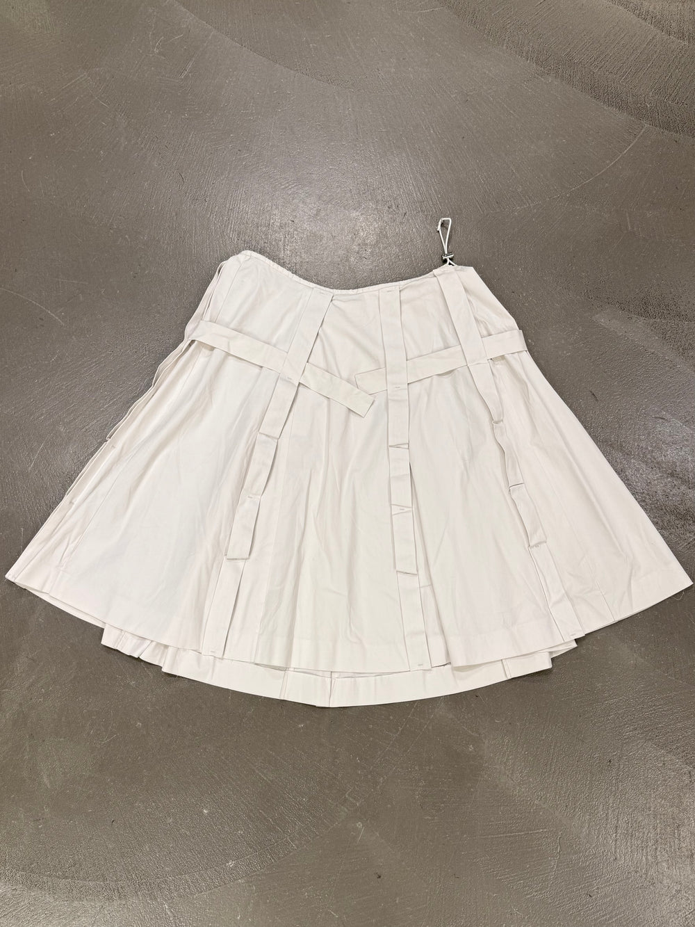 2000s Prada loop belted skirt