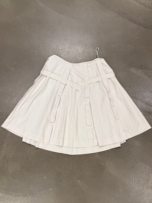 2000s Prada loop belted skirt