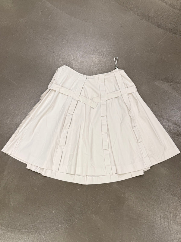 2000s Prada loop belted skirt