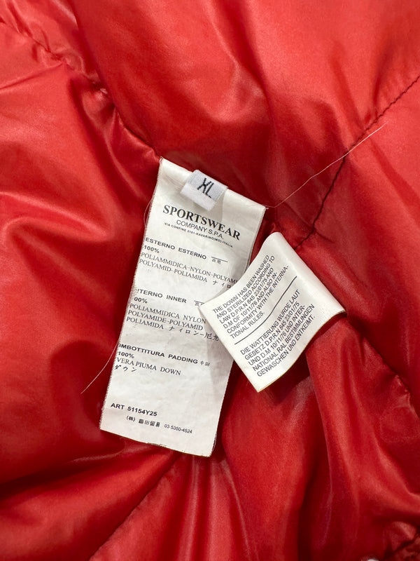 2007 Stone Island mesh badge down jacket