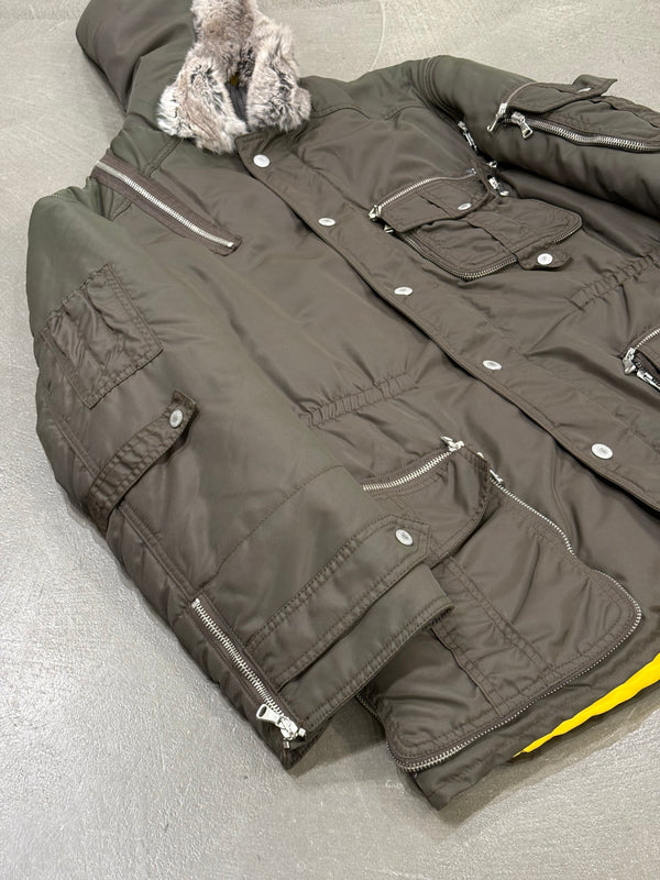 A/W2003 Dolce & Gabbana tornado multi zip nylon jacket