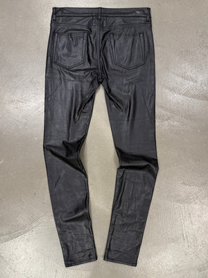 2014 Saint Laurent by Hedi Slimane faux leather skinny pants