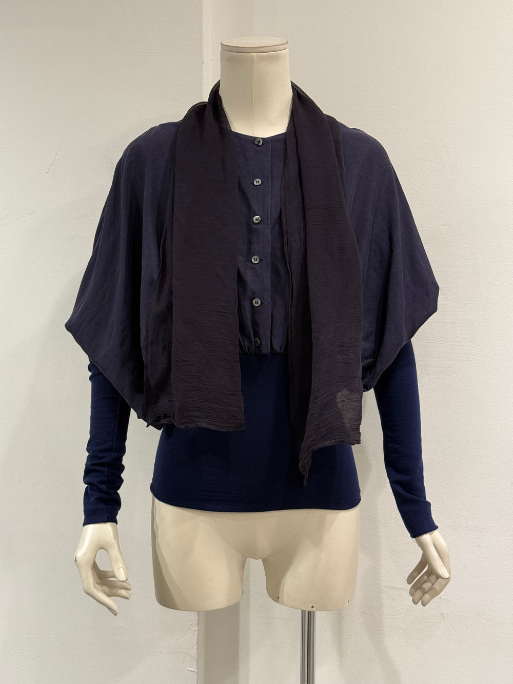 Early 1990s Dolce & Gabbana draped silk top