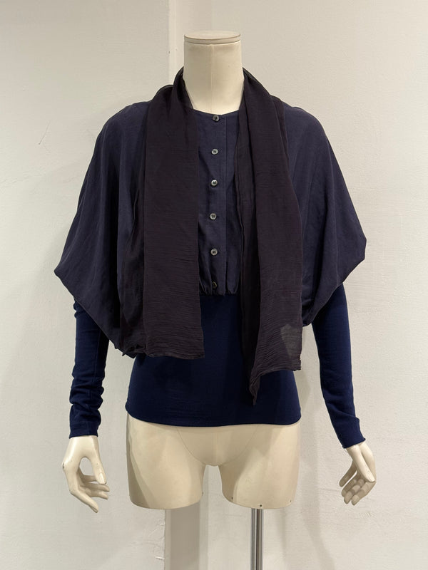 Early 1990s Dolce & Gabbana draped silk top
