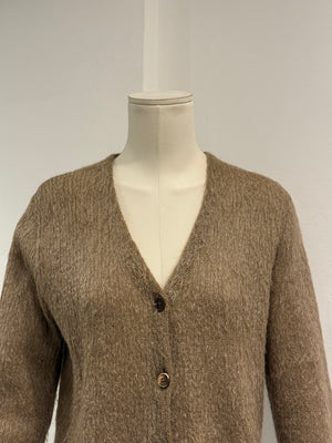 2000s Prada mohair wool cardigan
