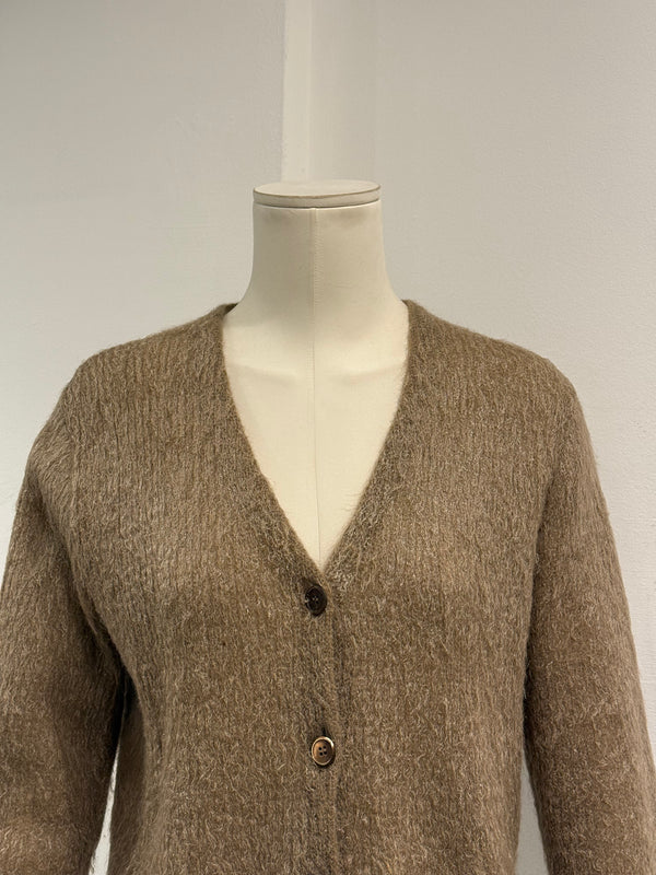 2000s Prada mohair wool cardigan