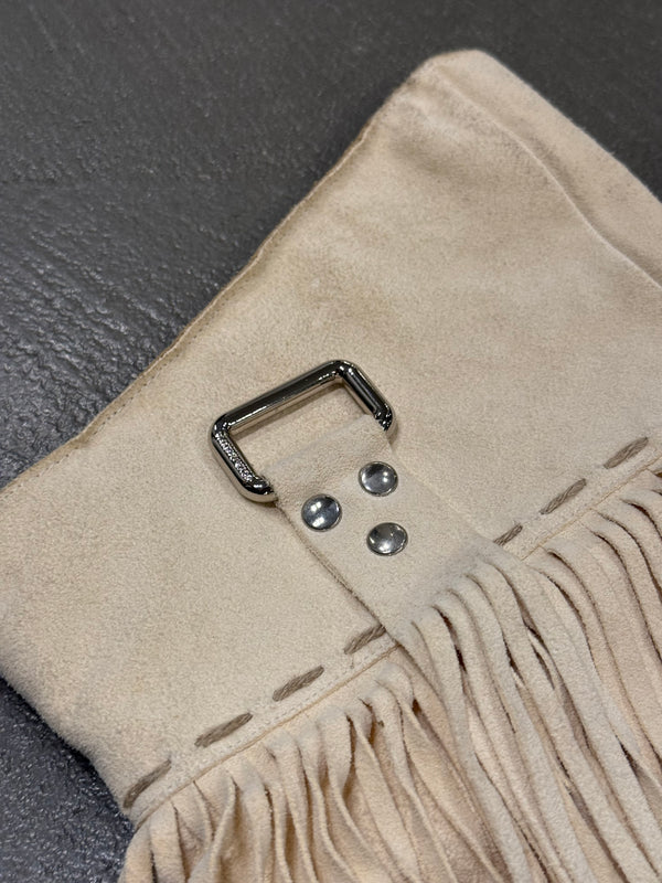 S/S2004 Dolce & Gabbana western fringe high boots