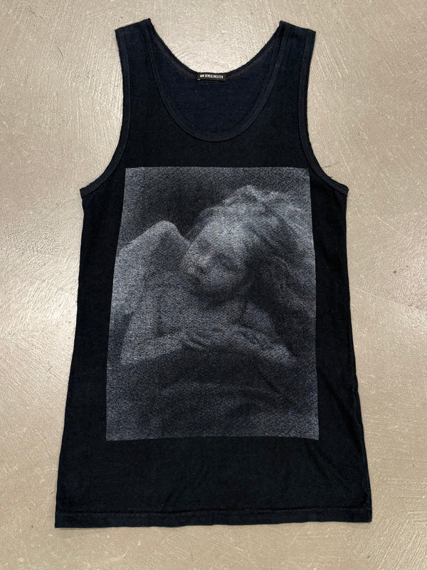 A/W2005 Ann Demeulemeester runway angelic print tank
