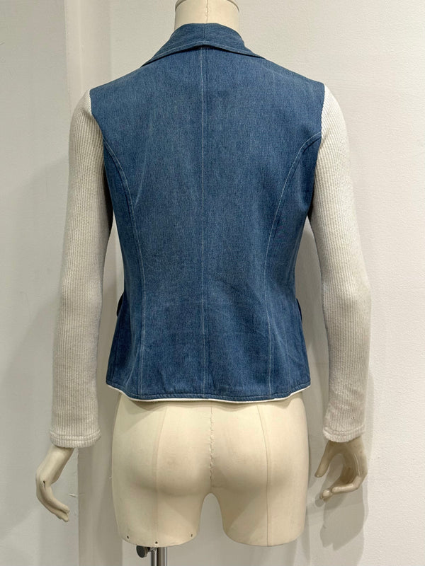 2000s Christian Dior hybrid denim jacket