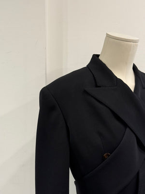 2000s Jean Paul Gaultier deconstructed blazer