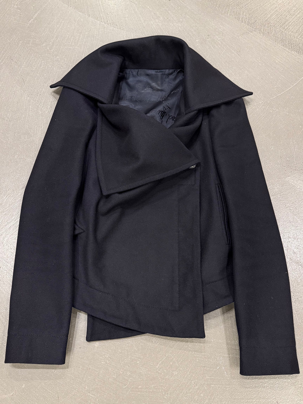 A/W2012 Vivienne Westwood asymmetrical wool jacket